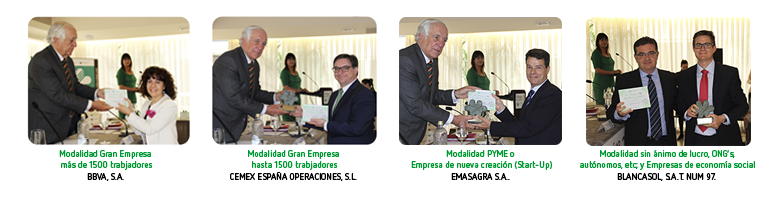 Entrega de los PREMIOS ESCOLÁSTICO ZALDÍVAR 2016