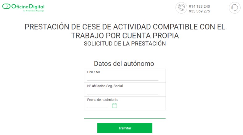 Datos del autónomo