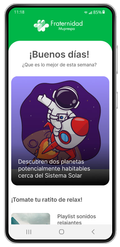 Captura de pantalla de demostración