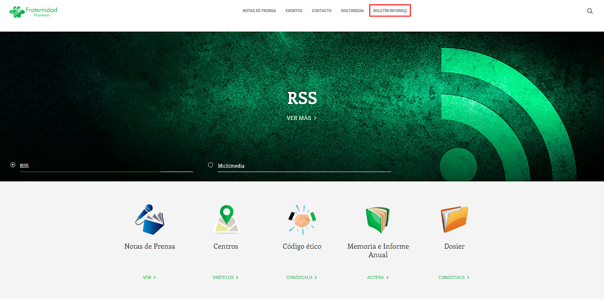 Fraternidad-Muprespa RRSS