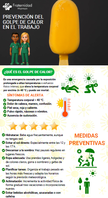 Infografía Golpe de Calor