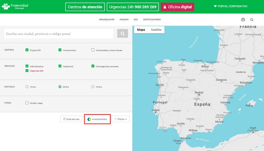 botón +compromiso