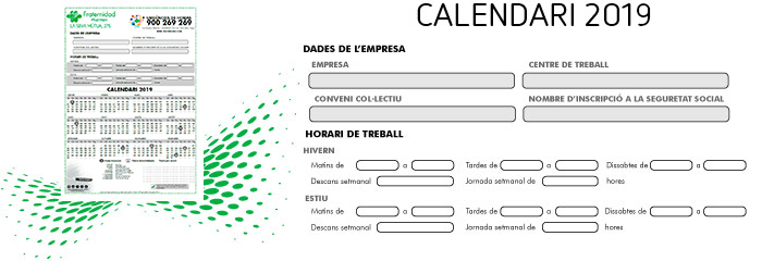 Calendaris laborals 2019