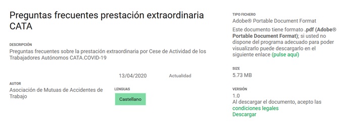 descarga