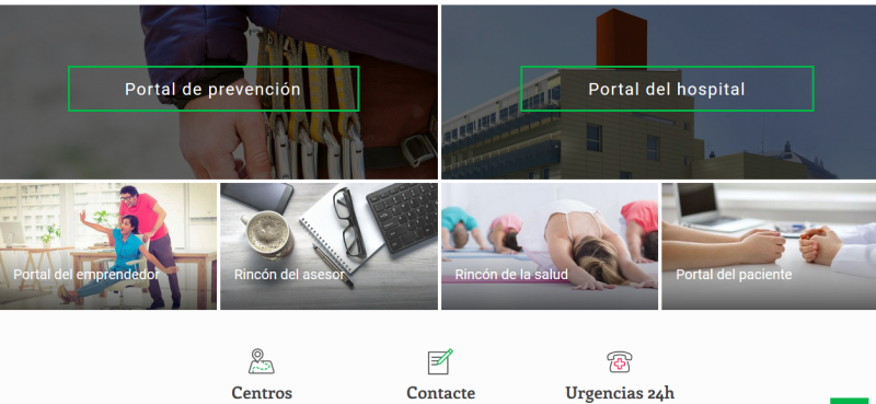 Bloque destacados portales