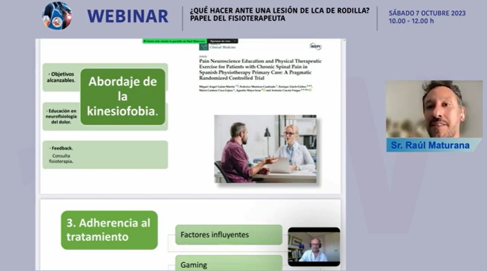 kinesiofobia y adherencia al tratamiento