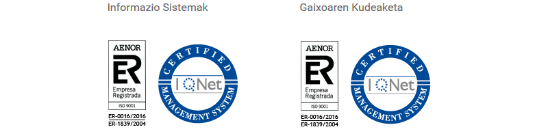 logo aenor euskera