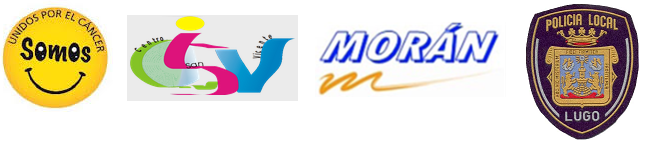 Logotipos de colaboradoes en la II marcha de Lugo