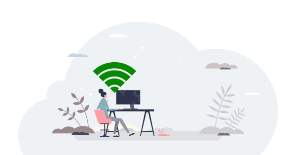 Asegure una conexión de Internet estable