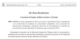 Orden 26 septiembre de 2017