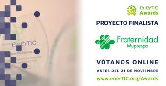 Fraternidad-Muprespa finalista de los enerTIC Awards 2017