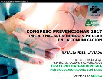 Presentación: PRL 4.0 un mundo singular en la comunicación