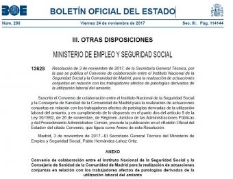 Resolución de 3 de noviembre de 2017, de la Secretaría General Técnica