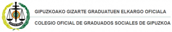Logotipo colegio oficial graduados sociales guipuzcoa