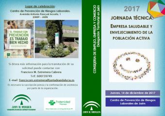 Jornada técnica Jaén sobre empresa saludable y envejecimiento de la población activa