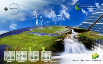 Mutua Fraternidad-Muprespa - Fondos de escritorio 2011 -  Año Internacional de la Energía Sostenible para Todos