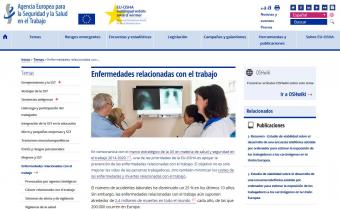 Portal web EU-OSHA sobre enfermedades relacionadas con el trabajo