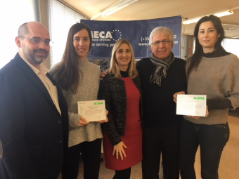 Entrega Bonus 2015 Mecatres Industrial Services, S.L. y Meca-System, S.L.  por Fraternidad-Muprespa Lleida