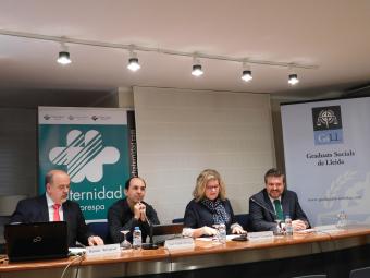 Jornada en Lleida Fraternidad-Muprespa y el colegio oficial de graduados sociales