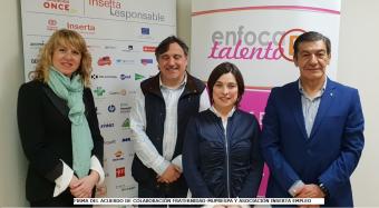 Firma del acuerdo entre Fraternidad-Muprespa y Asociacion Inserta Empleo