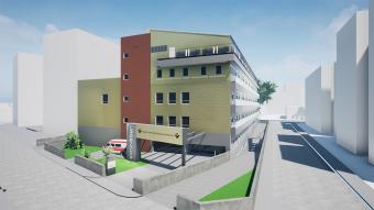 Hospital Fraternidad-Muprespa Habana simulación 3-D 01