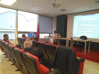 Eva Guardo, durante la celebración de una de las jornadas