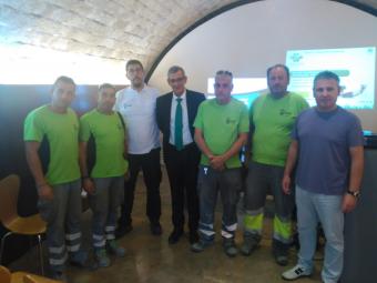 Organizadores y asistentes a la jornada formativa en Cieza 