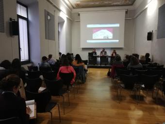 José Ignacio Diaz Lucas, Director Territorial de la Zona Norte de Fraternidad Muprespa, durante su intervención