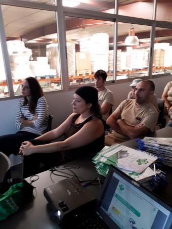 El taller realizado en Elche se impartió en la sede del Grupo Aguas