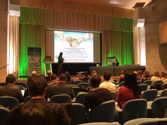 Natalia Fernández Laviada, durante su participación en el Congreso