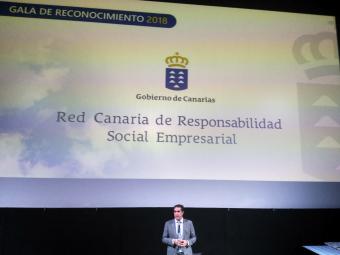 El acto contó con numerosa presencia institucional por parte del Gobierno Canario