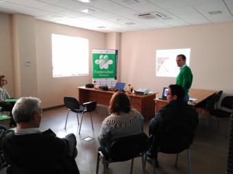 Los técnicos de prevención de riesgos laborales de León y Asturias fueron los encargados de impartir el taller