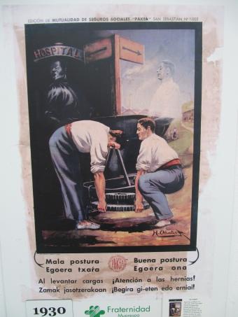 Uno de los carteles que forman parte de la exposición