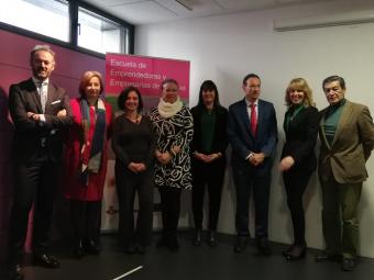 Foto de familia de varios de los participantes en el proyecto