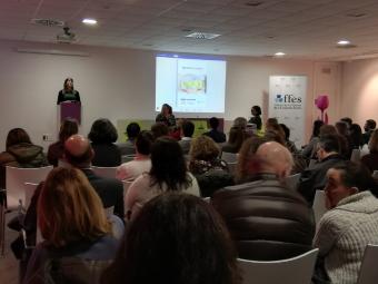 Natalia Fdez. Laviada, durante su participación en el acto