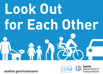 señal de tráfico seattle