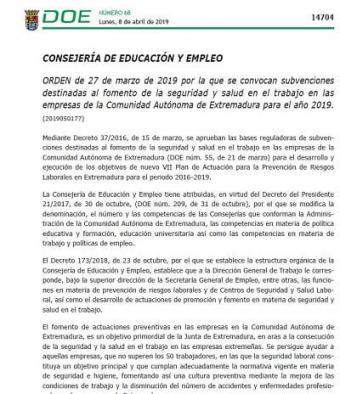Diario Oficial Extremadura