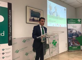 José Luis Agudo, durant la seva participació a l'acte