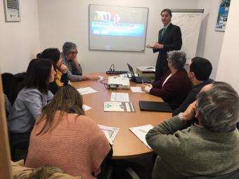 imagen de archivo de una de las charlas celebradas en Oviedo