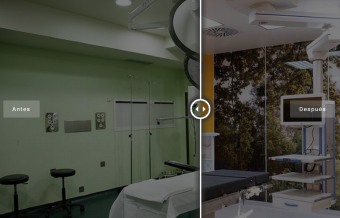 Antes y después del área quirúrgica 