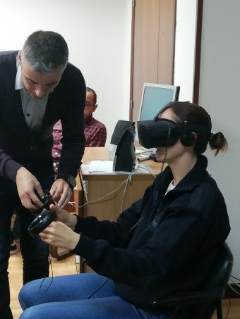 El equipo simula, con total seguridad, la conducción en situaciones adversas