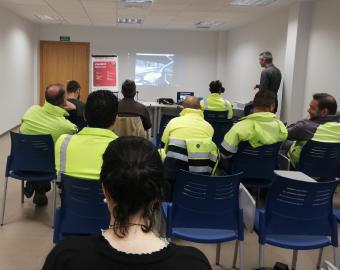 Iván Fernández fue el técnico encargado de impartir el taller