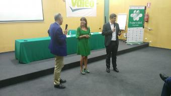 La subdirectora general de Fraternidad-Muprespa, minutos antes de su intervención