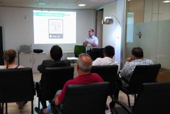 Arturo Ortega, técnico de Prevención de Fraternidad-Muprespa, agradeció a las empresas su  compromiso