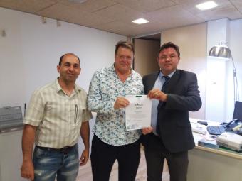 La entrega del diploma Bonus acredita que la empresa ha registrado baja siniestralidad en el período de observación