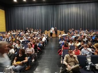 Imagen del auditorio en el que se celebró la Jornada