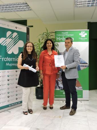 El acto de entrega tuvo lugar en la Dirección Provincial de Fraternidad-Muprespa en Ávila 