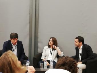 En su panel, Mate explicó las principales líneas de trabajo que Fraternidad-Muprespa tiene lanzadas dentro de su plan de Evolución Digital