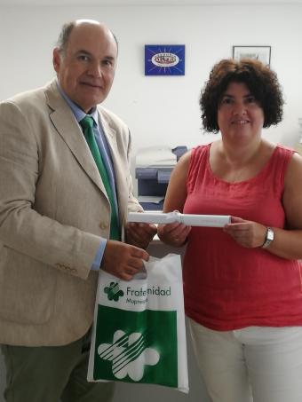 José Luis Sánchez, junto a Rosa Goyriz, de la Asesoría Atefyco