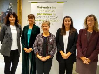 Natalia Fernández Laviada foto de grupo en la jornada de Avances y retos del III Plan Estratégico del Tercer Sector de Acción social